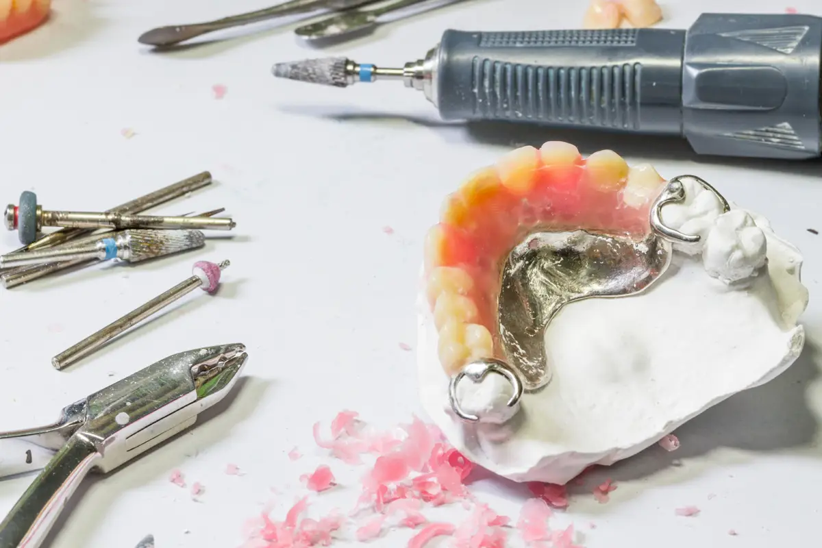 Denture additions and repairs at Chrome Cast Dental Laboratory Crowborough