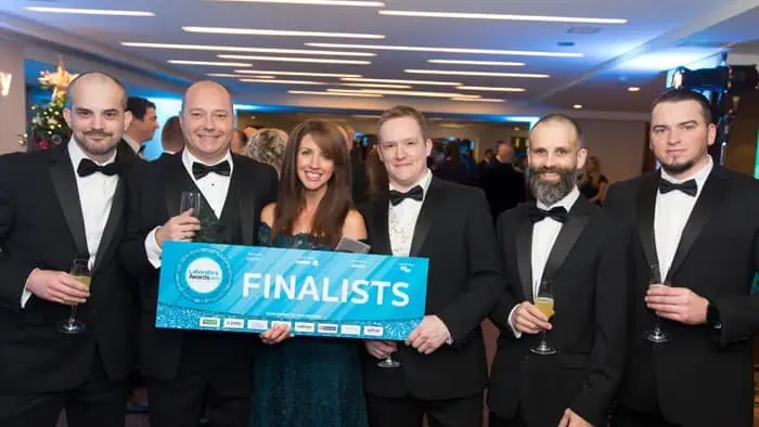Chrome Cast team at the Laboratory Awards 2019 as finalists
