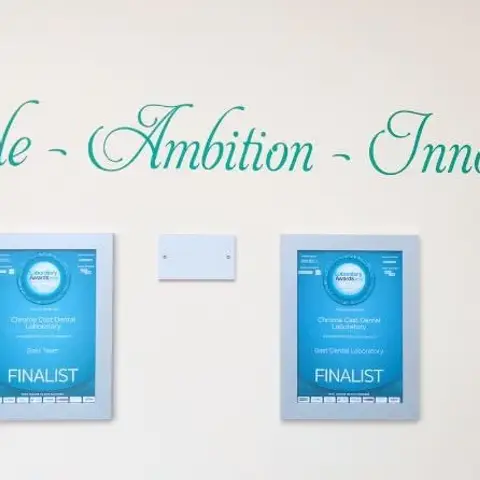 Denture and framework example 10 Chrome Cast Dental Laboratory East Sussex