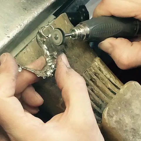 Denture and framework example 37 Chrome Cast Dental Laboratory East Sussex